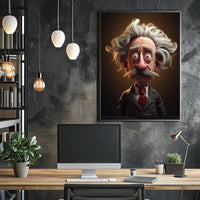 Whimsical Professor Character Poster PosterGoat
