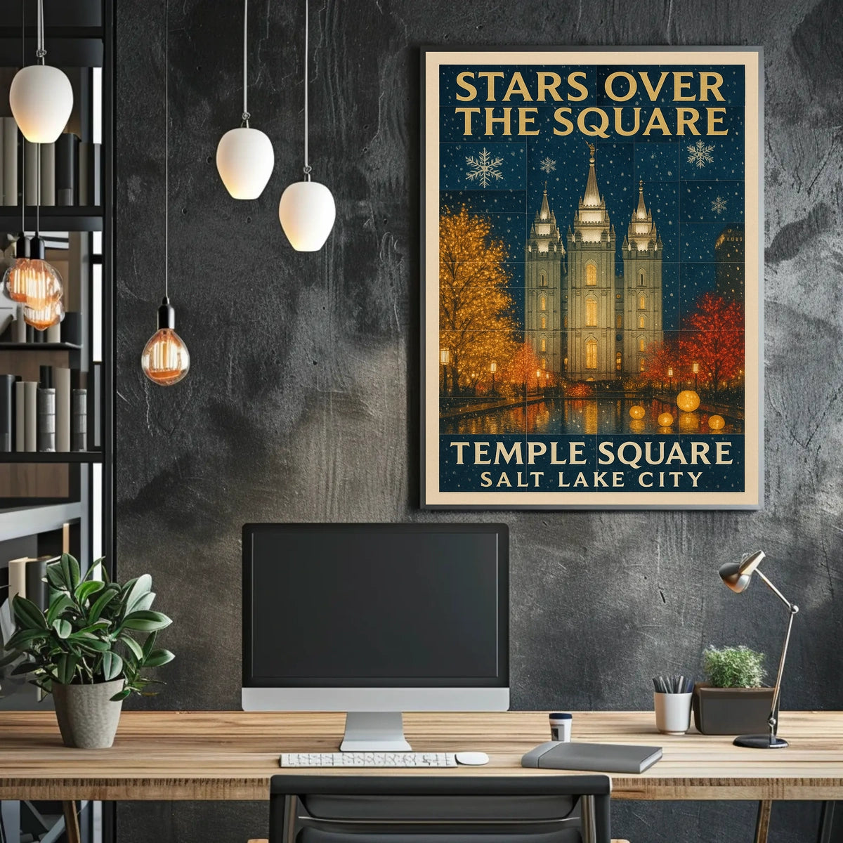 Stars Over Temple Square Poster