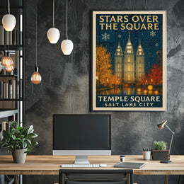Stars Over Temple Square Poster