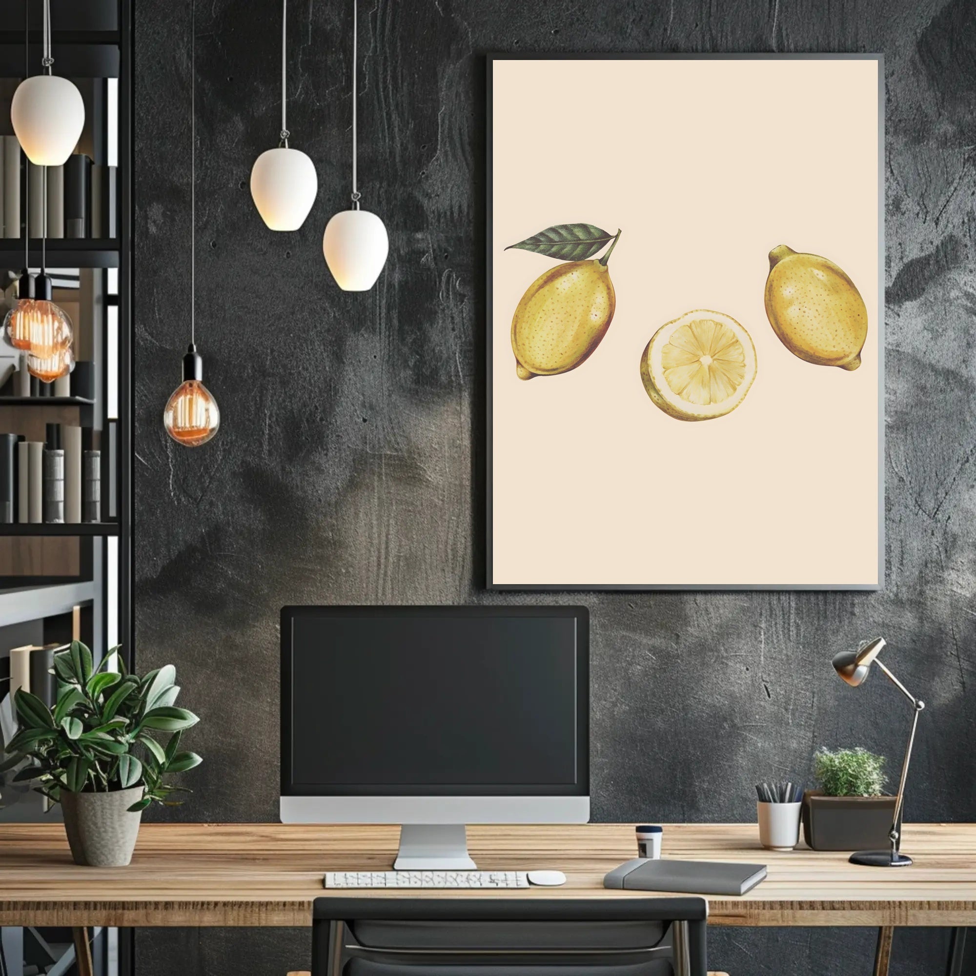 Lemons in Art Poster