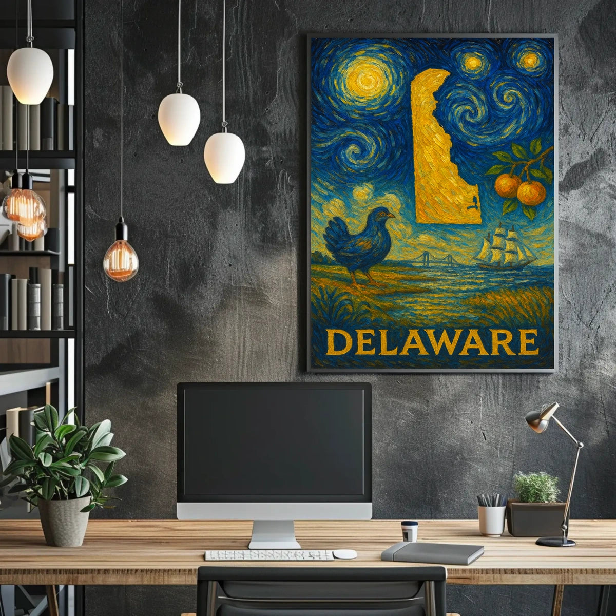 Delaware A Starry Tribute Poster