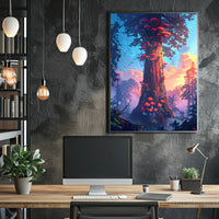 Enchanted Forest Tower Poster