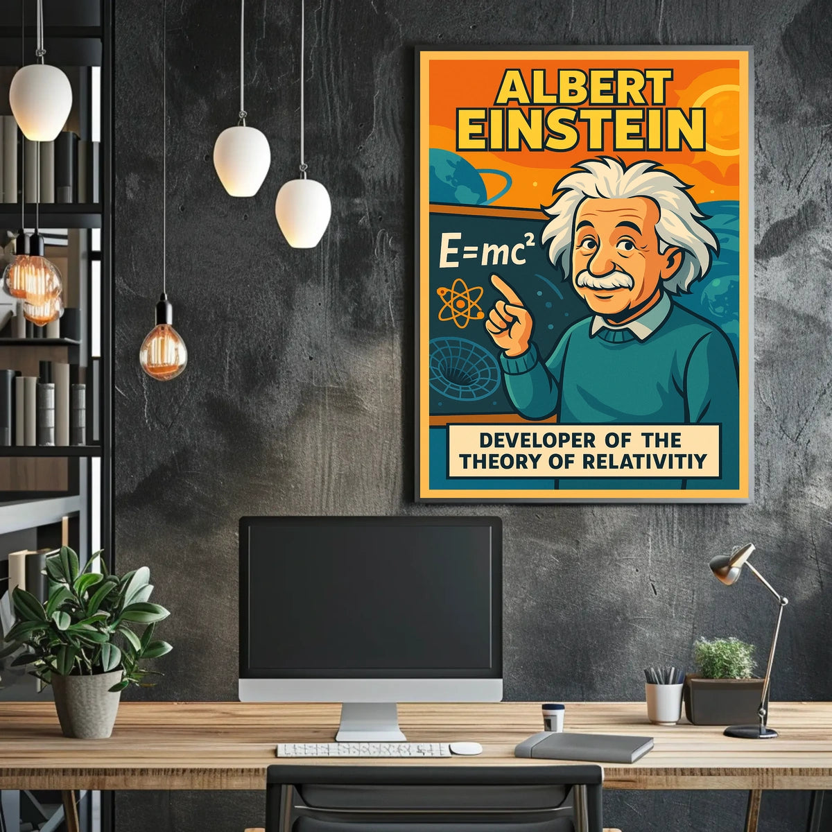 Albert Einstein Developer Of The Poster