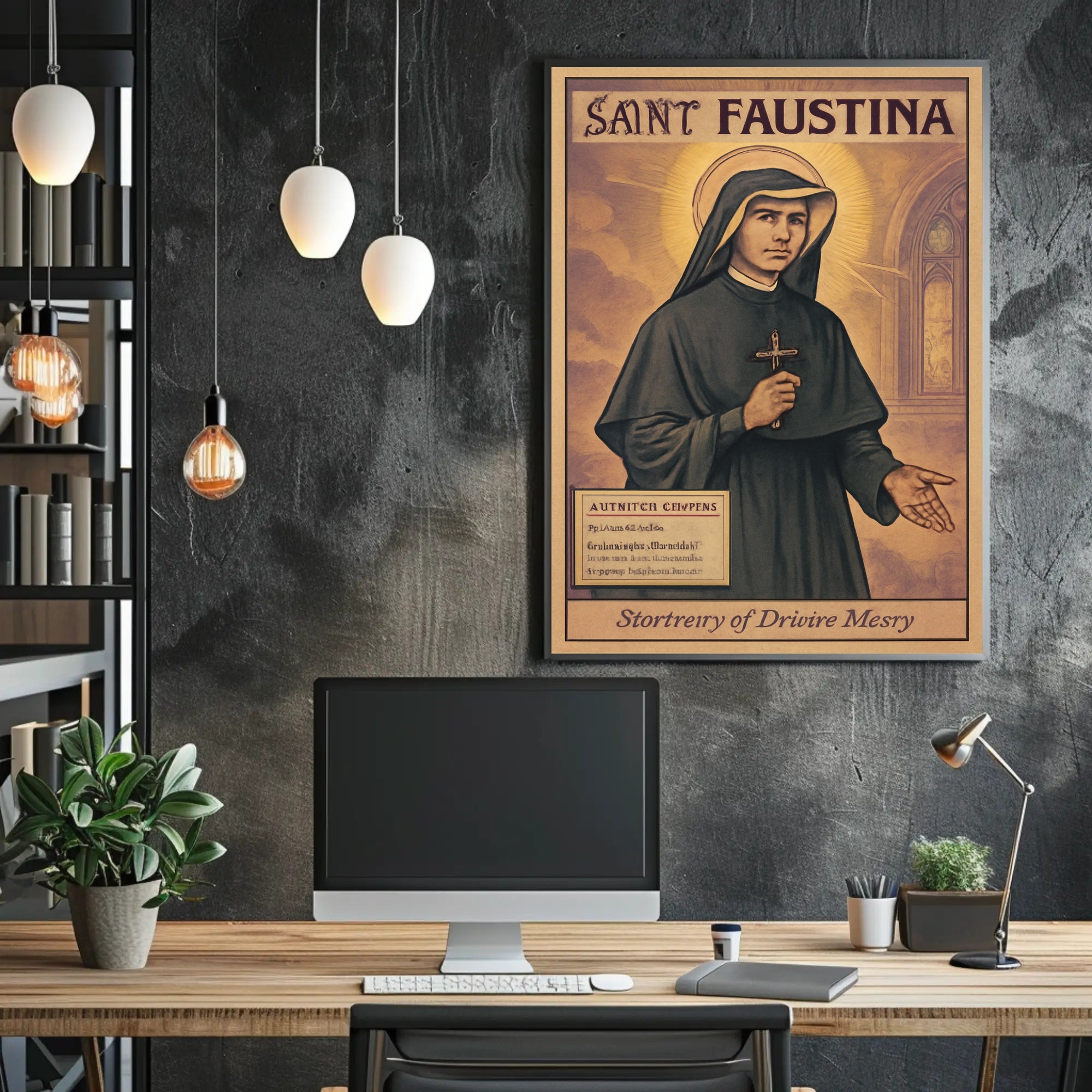Saint Faustina Poster PosterGoat
