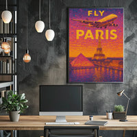 Fly To Paris Poster