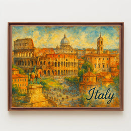 Italy A Timeless Journey Poster