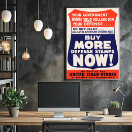 Support the Defense Effort Poster PosterGoat