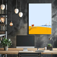 Tranquil Beach Scene Poster PosterGoat