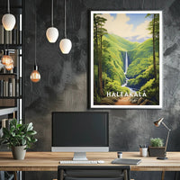 Haleakala National Park Scenic Poster Wall Art