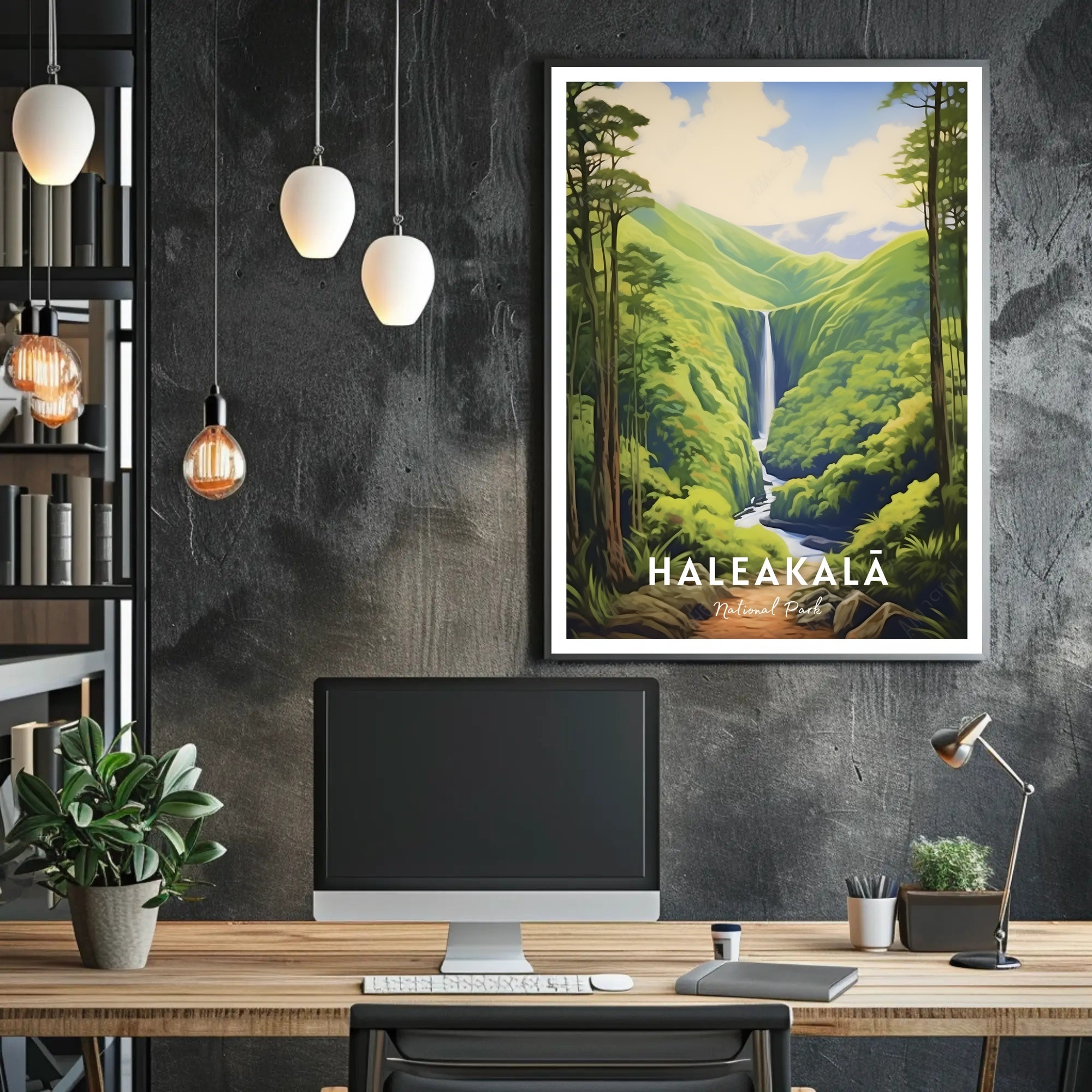 Haleakala National Park Scenic Poster Wall Art