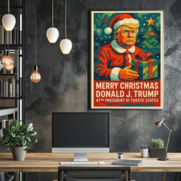 Christmas Political Satire Art Print Political or Propaganda Poster