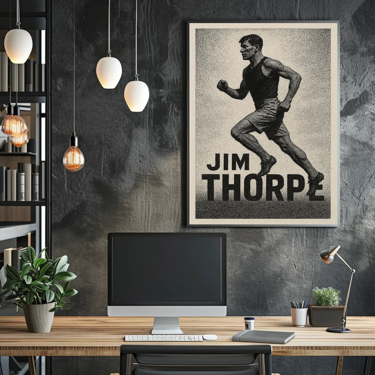Jim Thorpe Athletic Legend Poster
