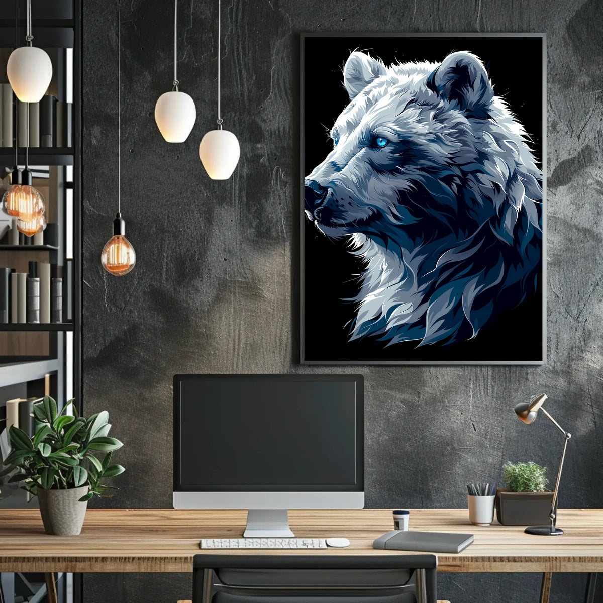 Majestic Bear Portrait Poster