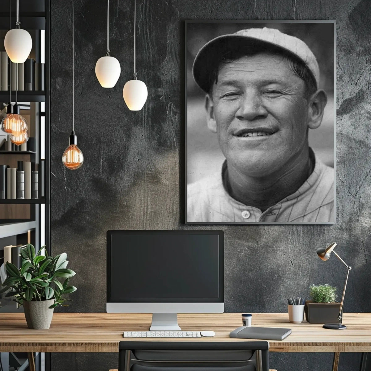 Vintage Baseball Legend Poster