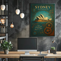 Sydney, Australia Where the Land Meets the Sea Poster