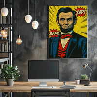 Comic Style President Poster