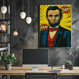 Comic Style President Poster