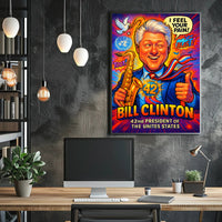 Bill Clinton 42nd President Poster PosterGoat