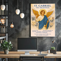 St. Gabriel the Archangel Poster PosterGoat