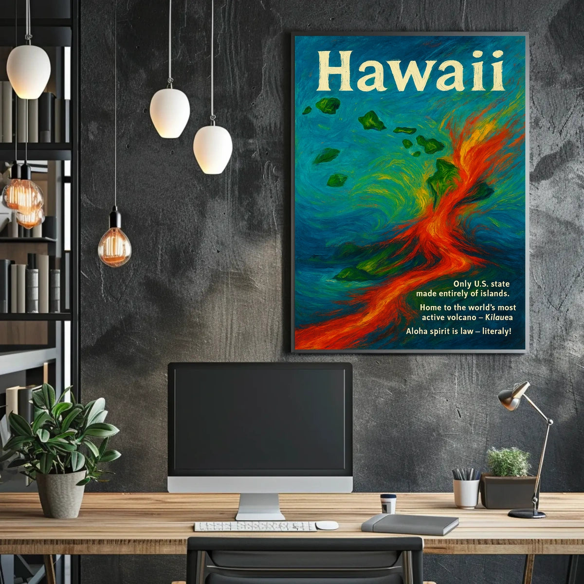 Hawaiian Volcano Art: Kilauea's Fiery Aloha Spirit