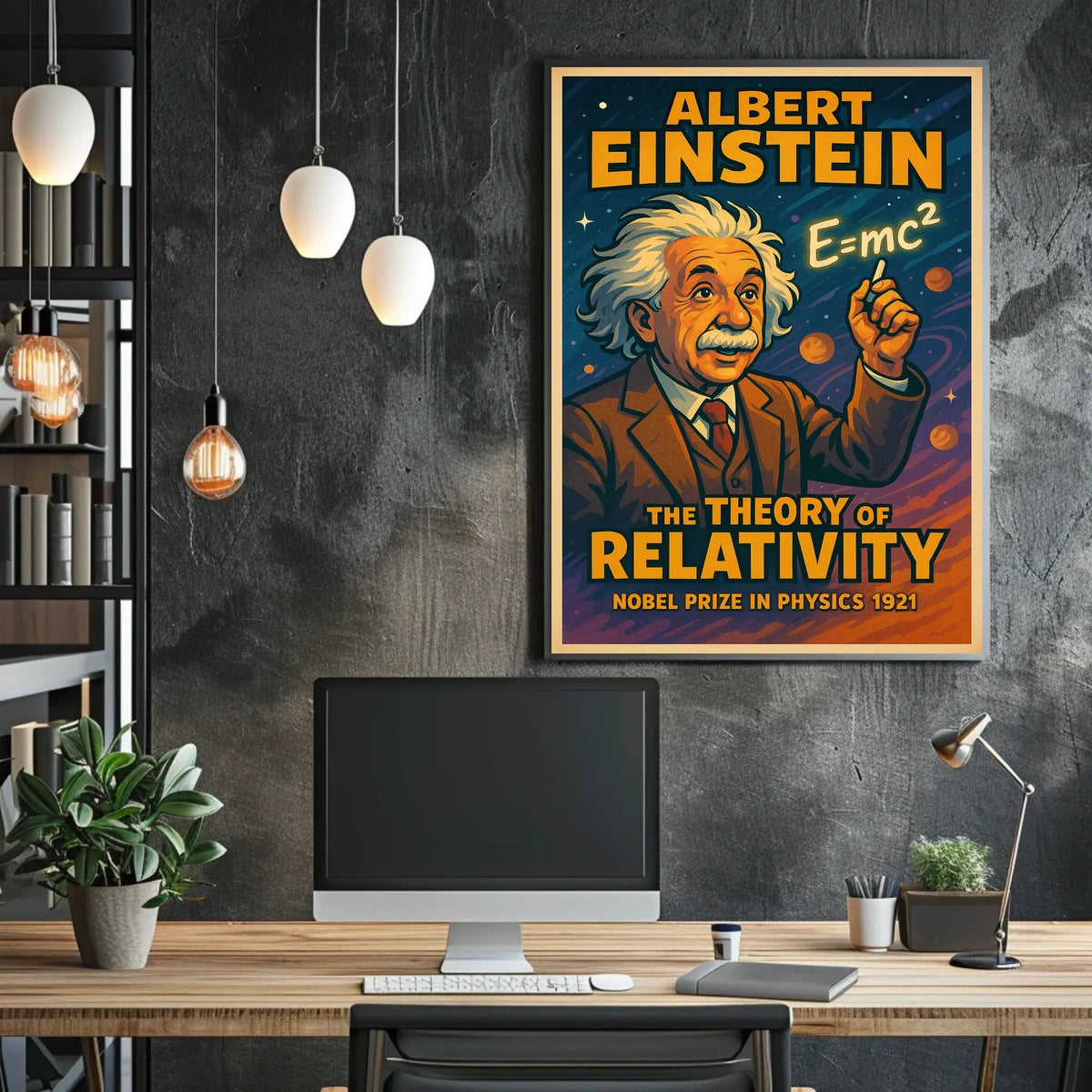 Albert Einstein The Theory Of Poster