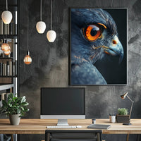 Majestic Eagle Eye Close-Up Animal Poster PosterGoat