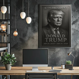 Donald Trump 47th President Poster