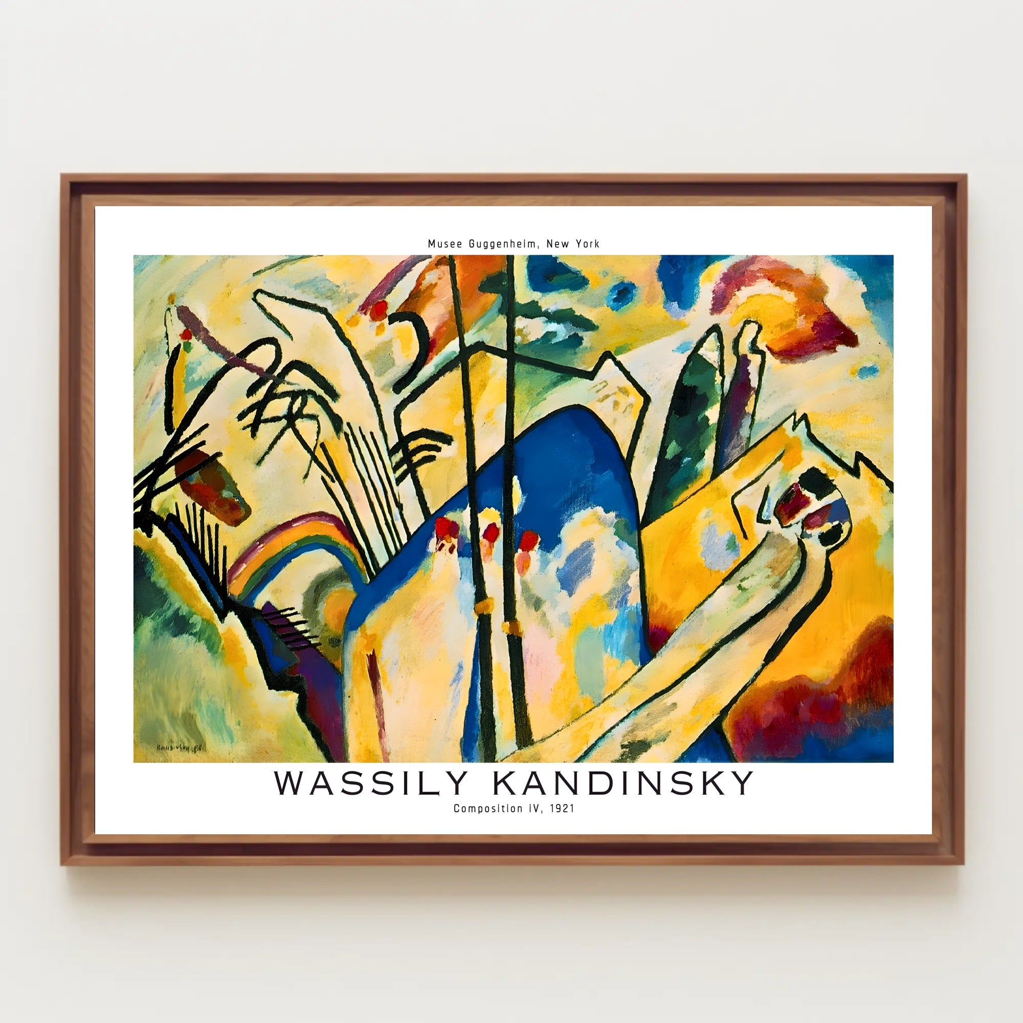 Wassily Kandinsky Composition IV Poster