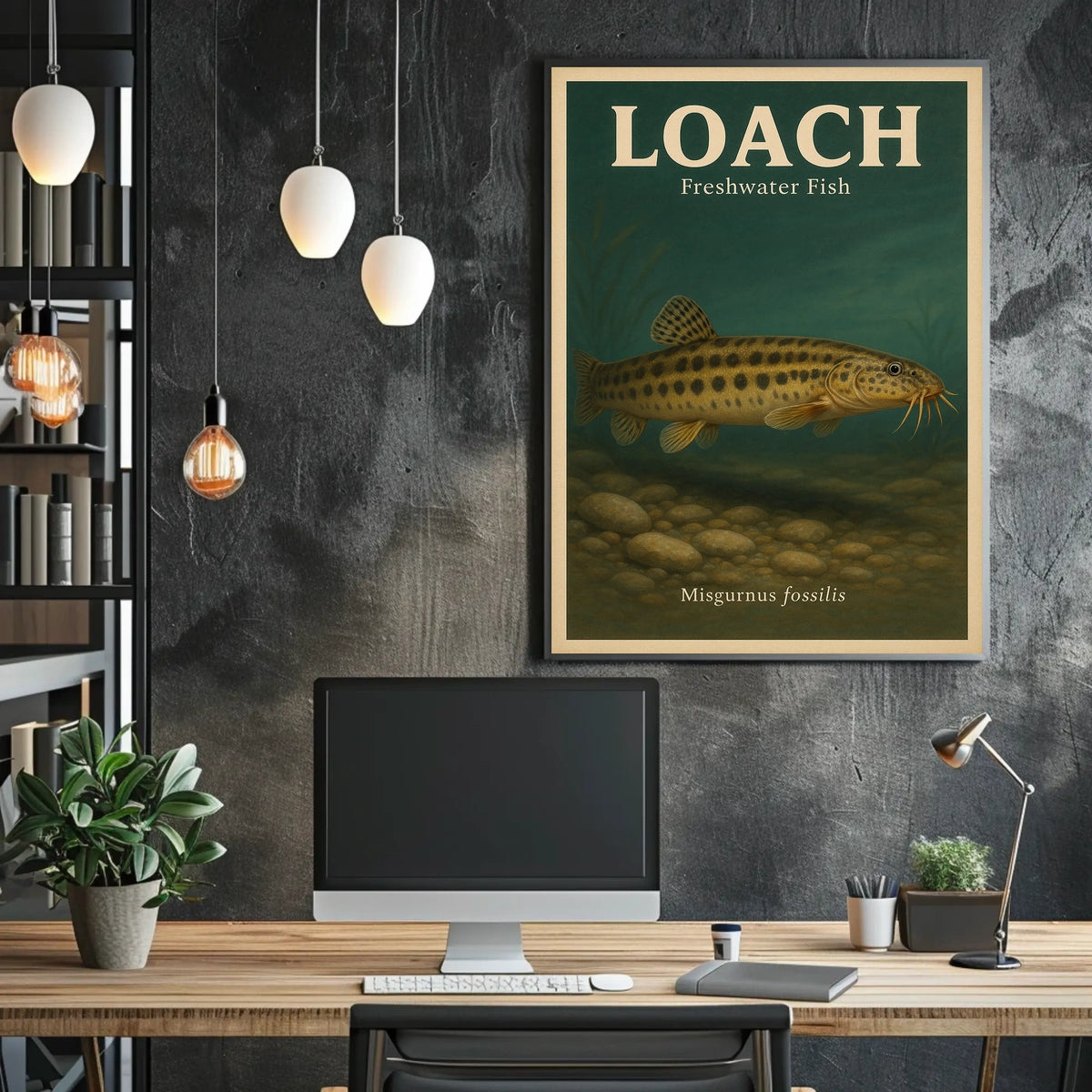 Loach Freshwater Fish Poster