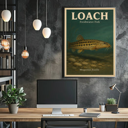 Loach Freshwater Fish Poster
