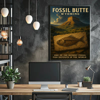 Fossil Butte, Wyoming Poster