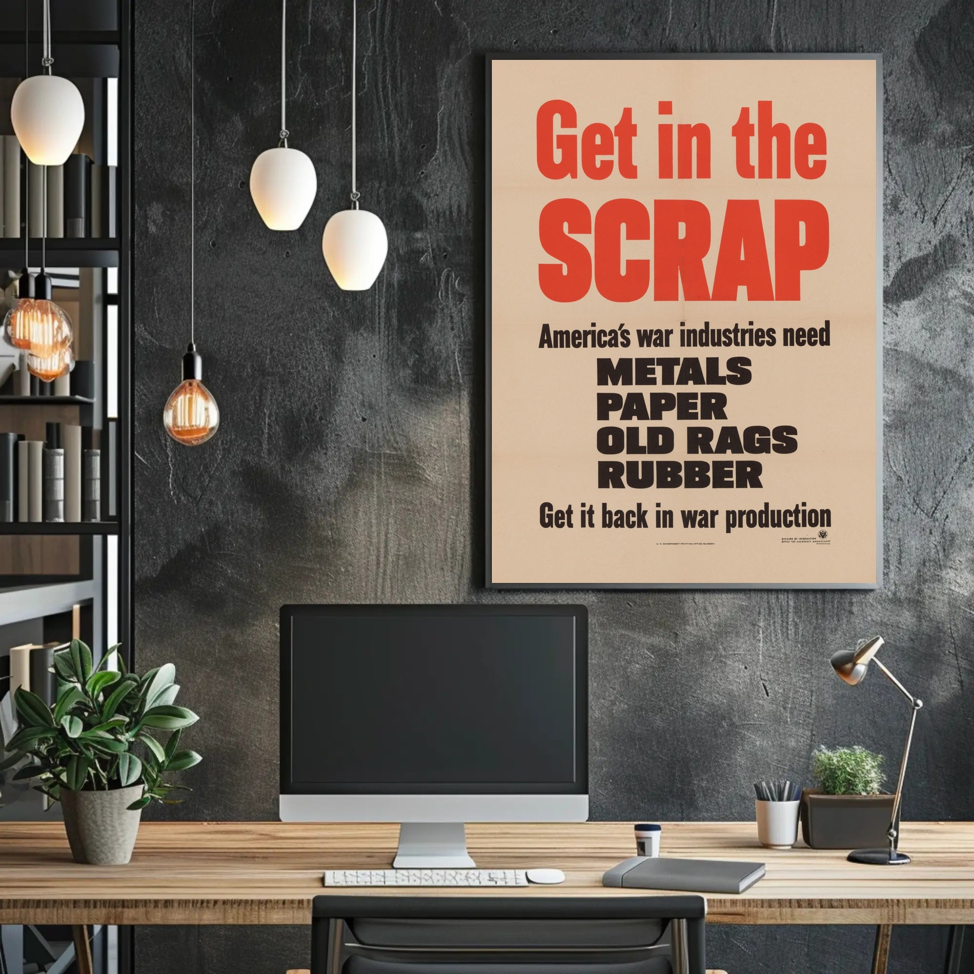 Get in the Scrap Poster PosterGoat