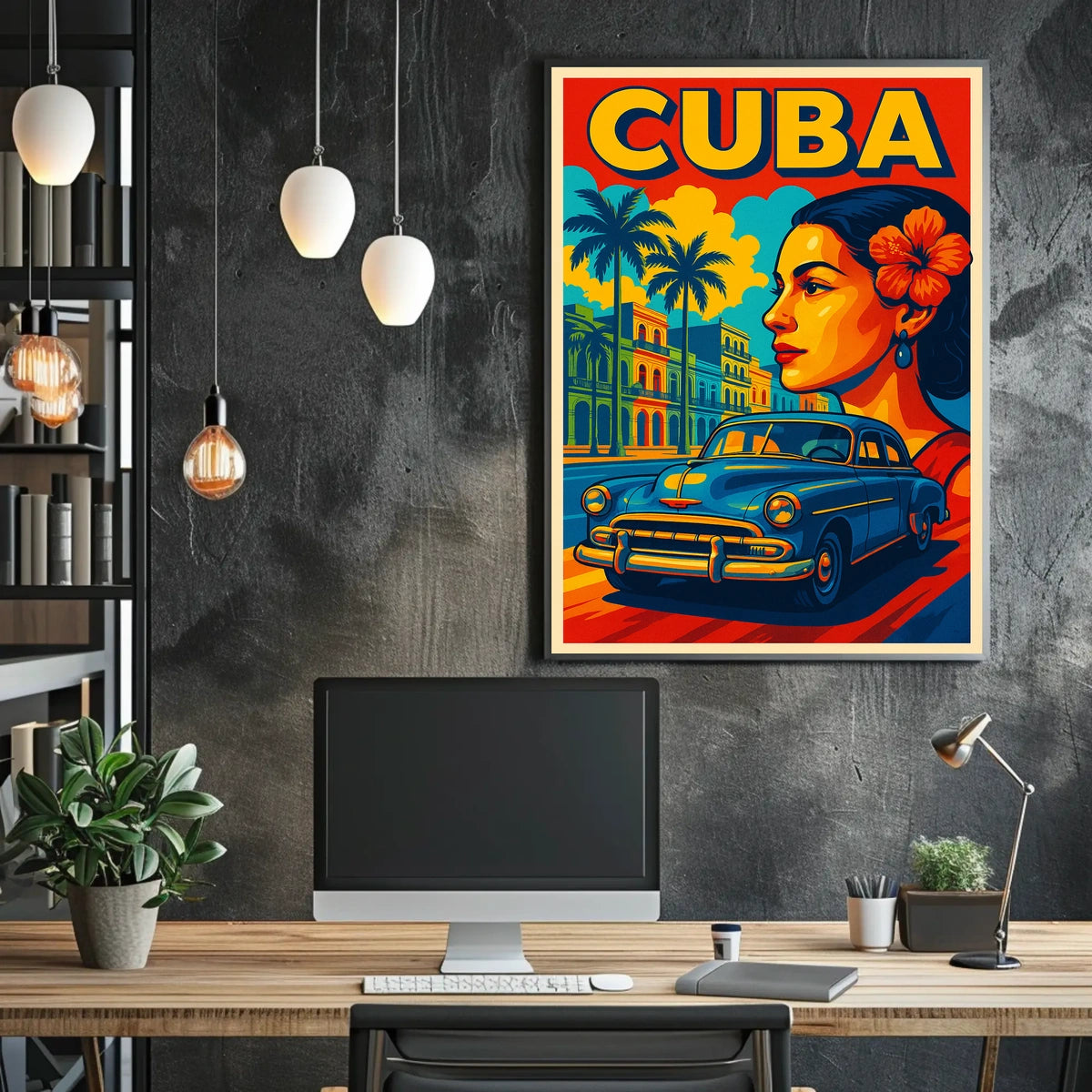 Vibrant Cuba Poster
