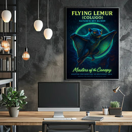 Flying Lemur Masters of the Canopy Poster