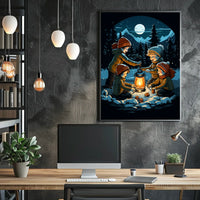 Winter Night Adventure Poster