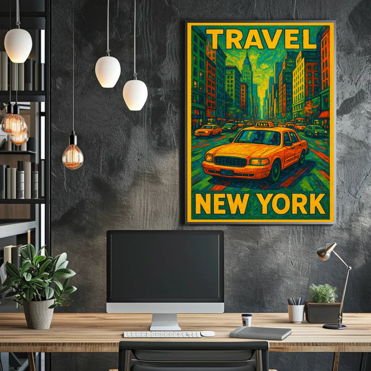 Travel New York Poster
