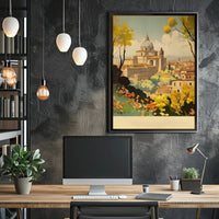 Tranquil Italian Landscape Poster