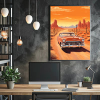 Classic Desert Drive Poster