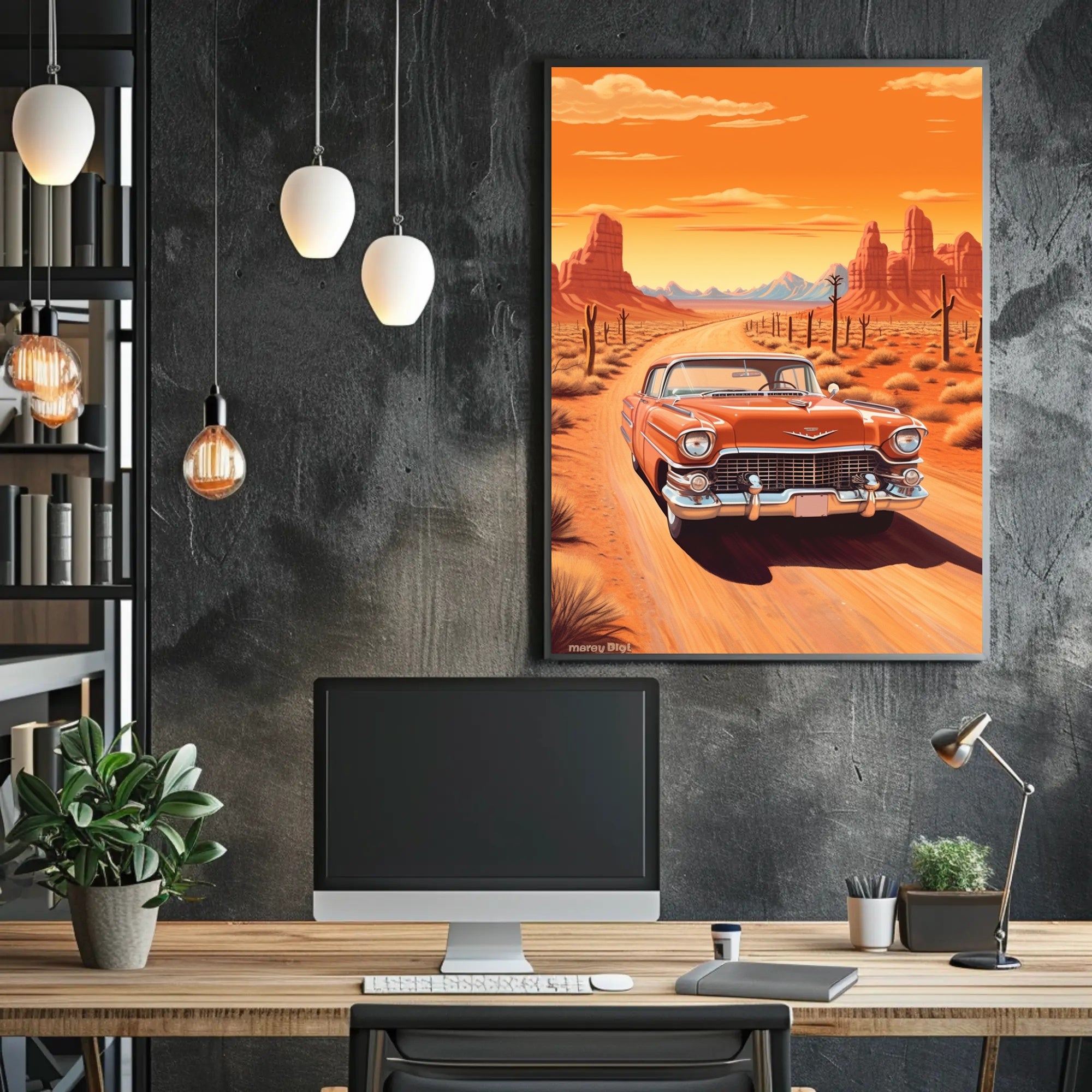 Classic Desert Drive Poster