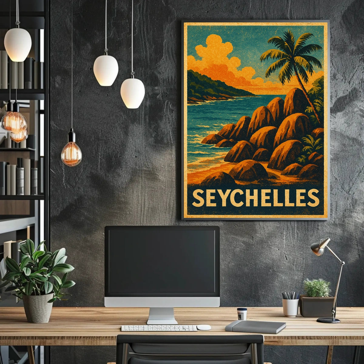 Seychelles Paradise Poster