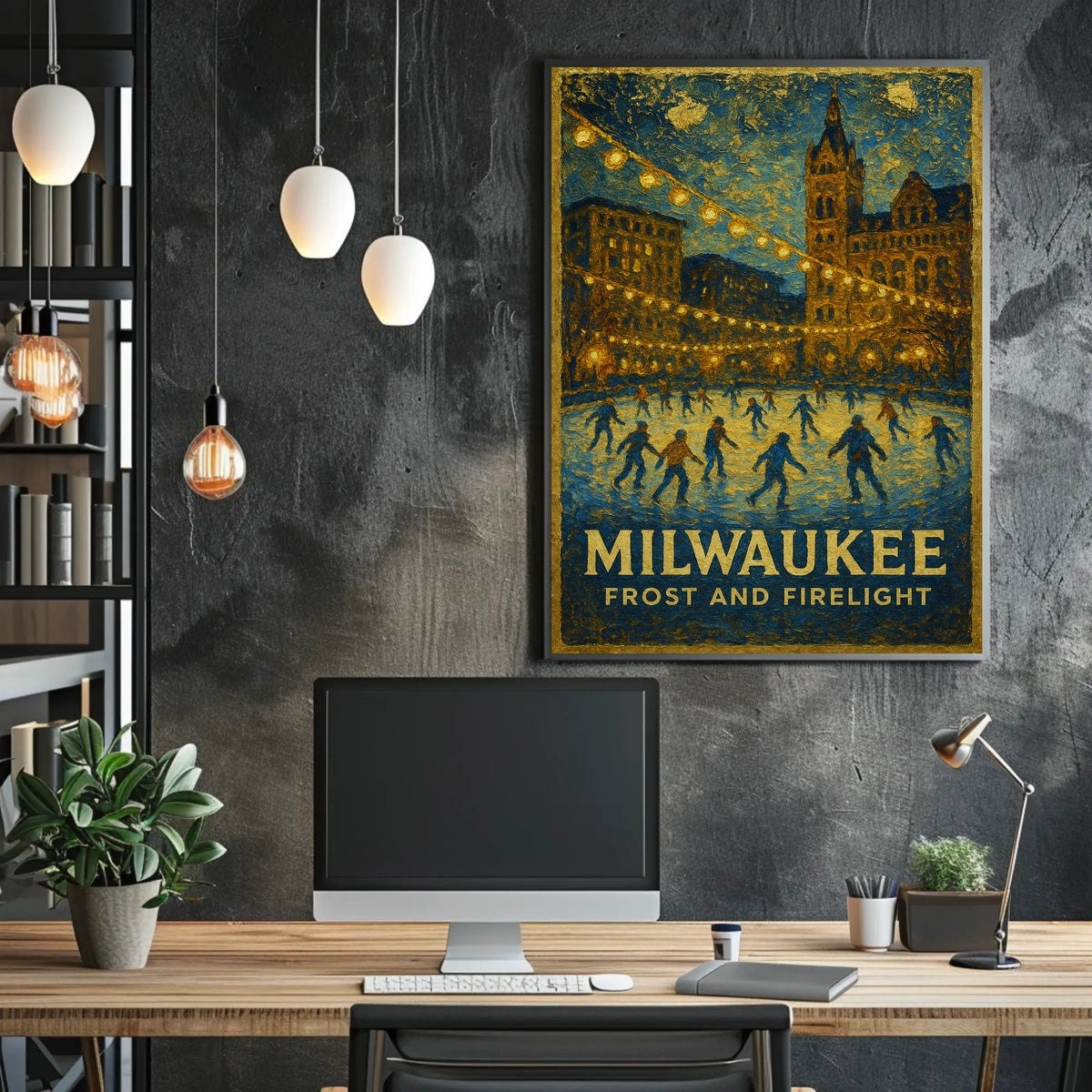 Milwaukee Frost And Firelight Poster