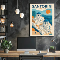 Santorini  Greece Poster PosterGoat