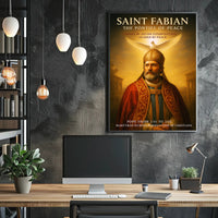 Saint Fabian The Pontiff of Peace Poster PosterGoat