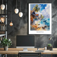 Tropical Paradise of Mauritius Poster