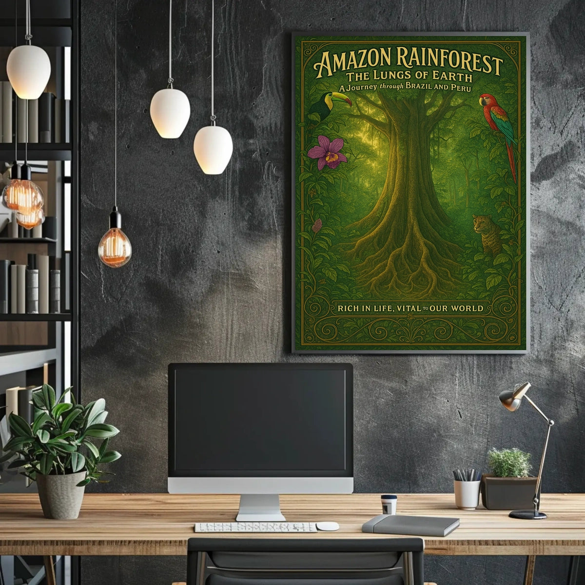 Amazon Rainforest The Lungs of Earth Poster