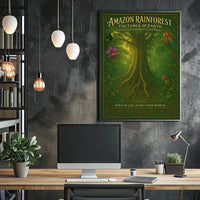 Amazon Rainforest The Lungs of Earth Poster