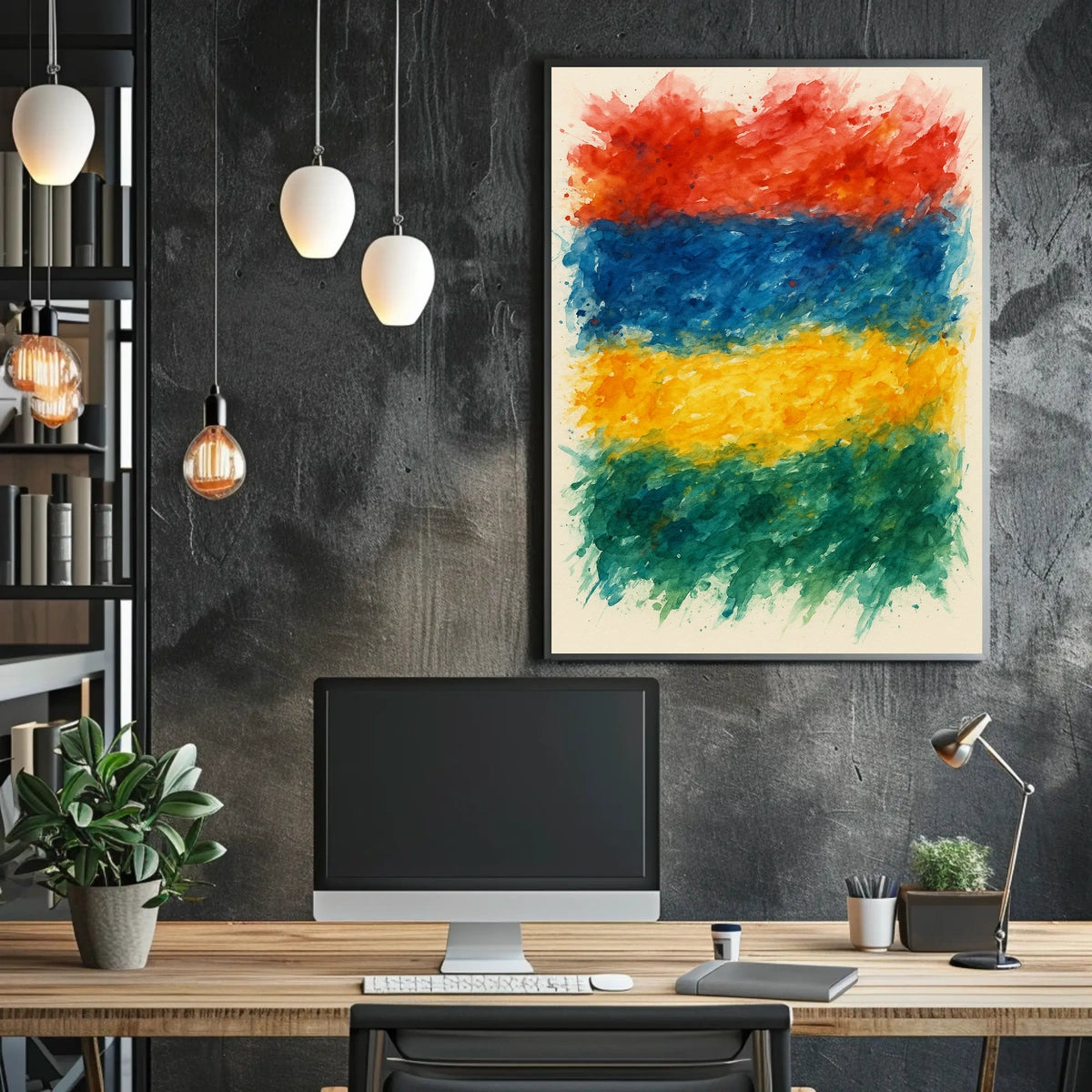Vibrant Color Spectrum Poster