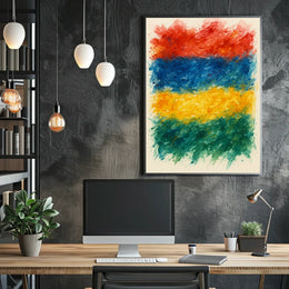 Vibrant Color Spectrum Poster
