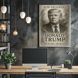 Donald Trump 47th President Poster