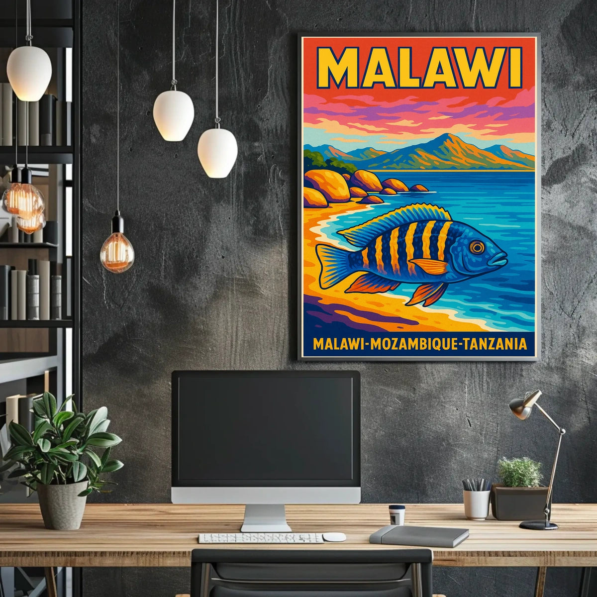 Vibrant Malawi Poster